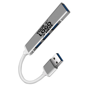 Aluminum 4-Port USB 3.0 Hub